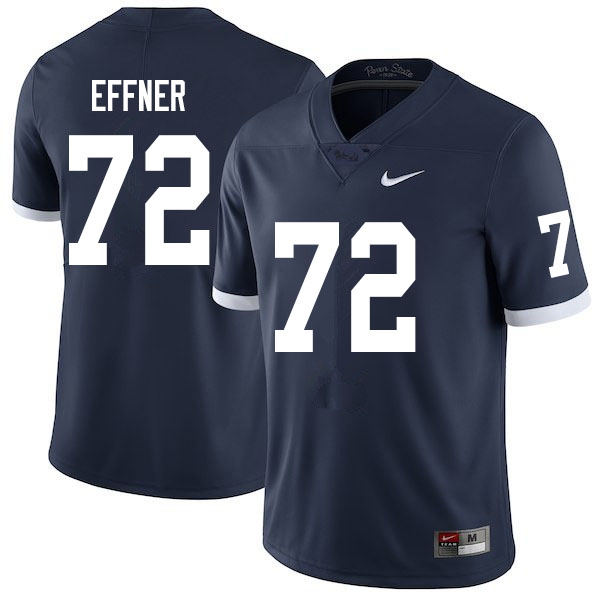 NCAA Nike Men's Penn State Nittany Lions Bryce Effner #72 College Football Authentic Throwback Navy Stitched Jersey GSK6398XY